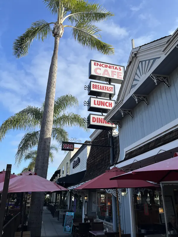 View of the front of Encinitas Cafe